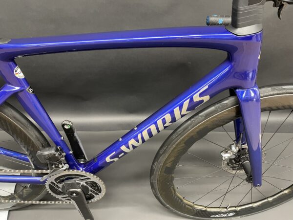 Specialized S-Works Tarmac SL7 Red AXS PM Zipp 454 NSW Disc Carbon Road Bike 2021 - 54cm - Image 2