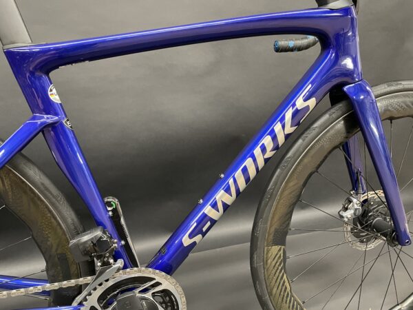 Specialized S-Works Tarmac SL7 Red AXS PM Zipp 454 NSW Disc Carbon Road Bike 2021 - 54cm - Image 7