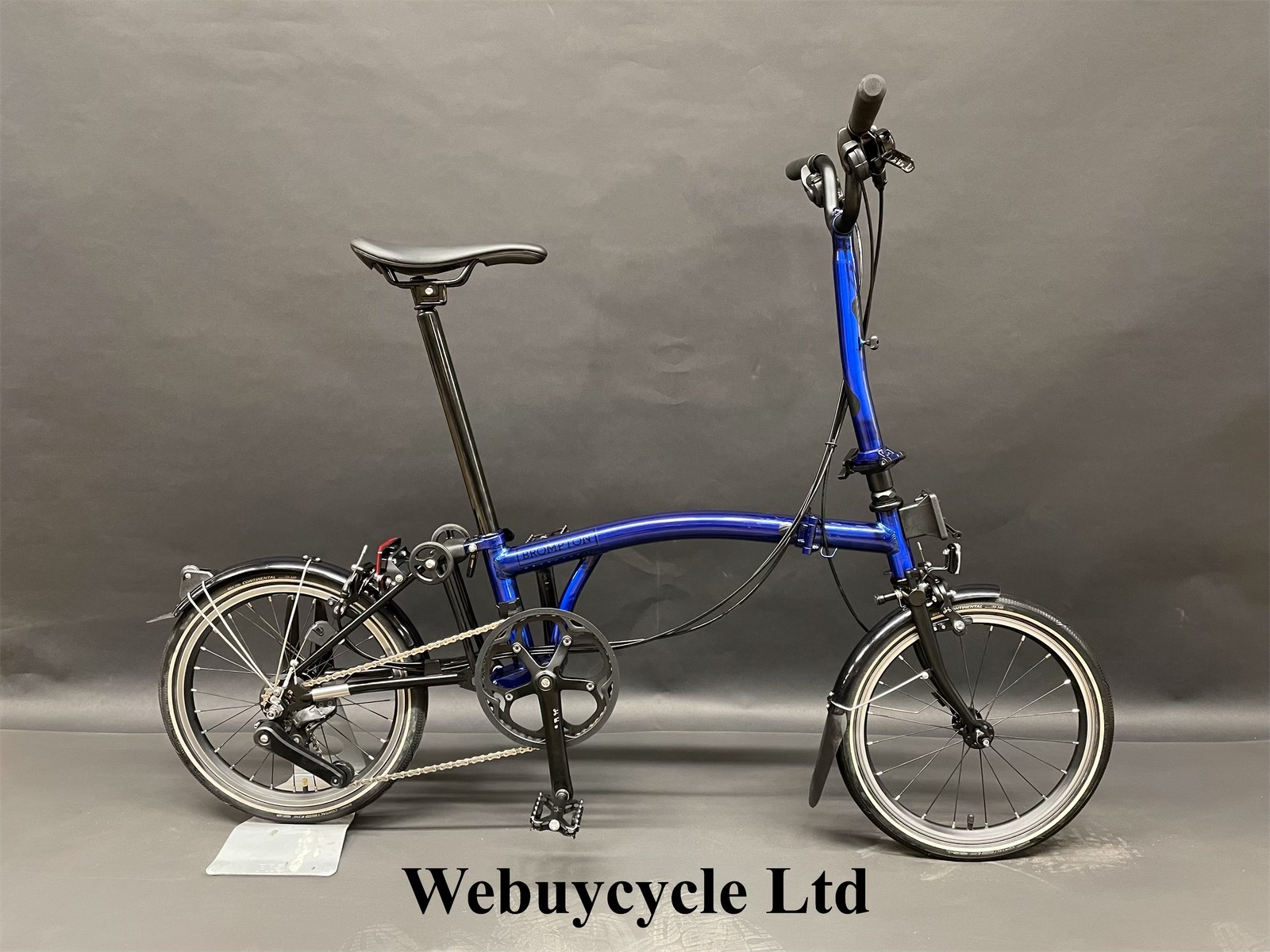 Brompton P-Line Explore 12 Speed with Roller Frame - High