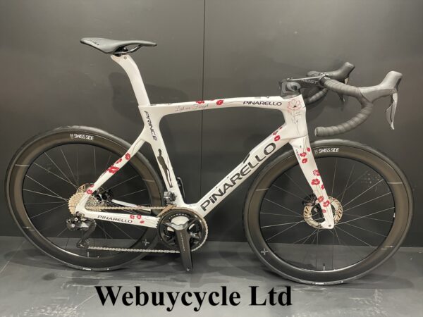 Custom Pinarello Prince ‘Lest We Forget’ Ultegra Di2 Carbon Disc Road Bike 2022 - 545mm - Upgraded - Image 2