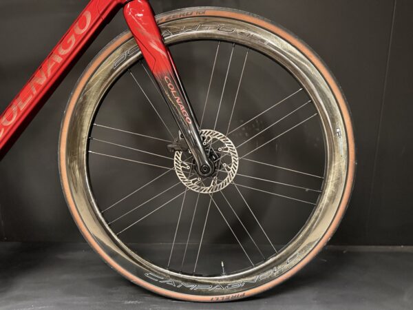 Colnago C64 Campagnolo Record EPS Boras Carbon Disc Road Bike Art Decor Red BDRD - 2020 - 54S - Image 3