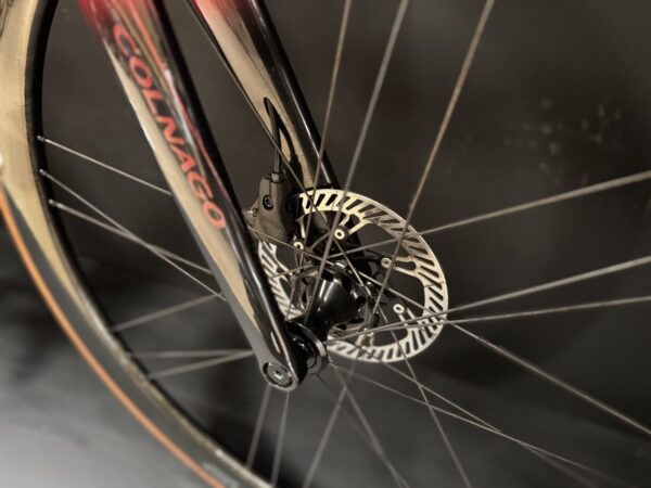 Colnago C64 Campagnolo Record EPS Boras Carbon Disc Road Bike Art Decor Red BDRD - 2020 - 54S - Image 4