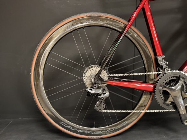 Colnago C64 Campagnolo Record EPS Boras Carbon Disc Road Bike Art Decor Red BDRD - 2020 - 54S - Image 6