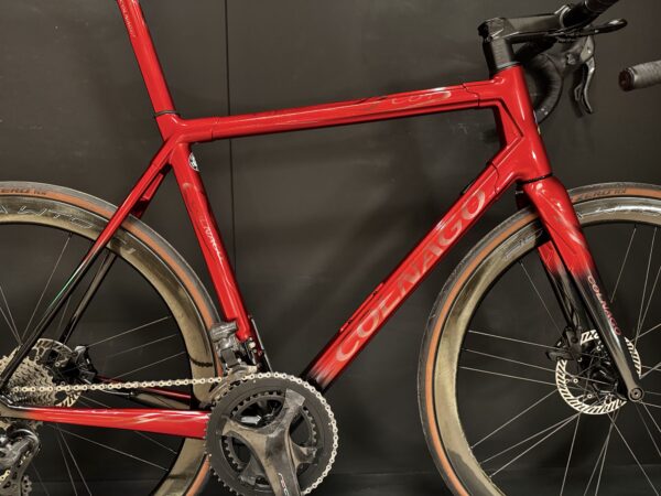 Colnago C64 Campagnolo Record EPS Boras Carbon Disc Road Bike Art Decor Red BDRD - 2020 - 54S - Image 10