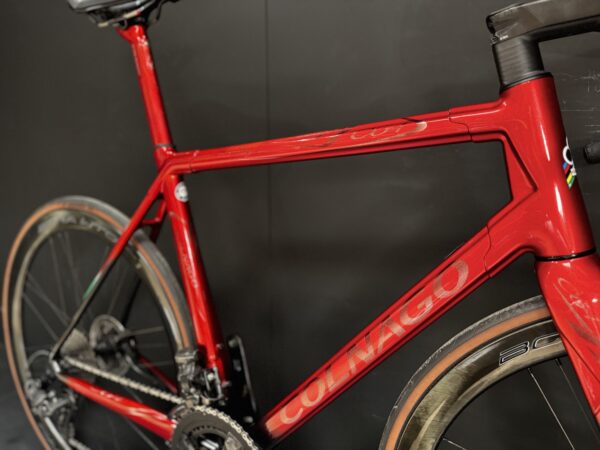 Colnago C64 Campagnolo Record EPS Boras Carbon Disc Road Bike Art Decor Red BDRD - 2020 - 54S - Image 11